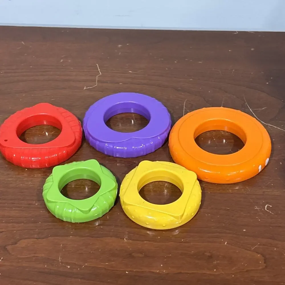 LeapFrog Stack and Tumble Elephant Music Sounds Shapes Colors Numbers TESTED
